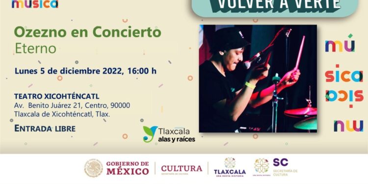 Realizarán concierto de monedita de oro en Tlaxcala