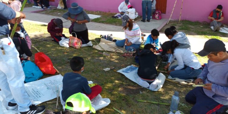 Primaria bilingüe “bimi manandi yu`mu” rescata juegos tradicionales de Ixtenco