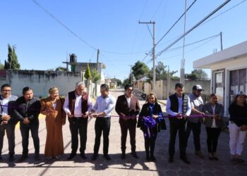 Entregó gobernadora Lorena Cuéllar obra pública en los municipios de Tetlatlahuca y Zacatelco