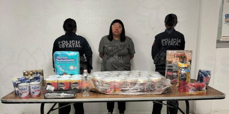 Detiene ssc a dos personas por delito de robo a comercio en Apetatitlán