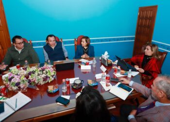 Preside gobernadora Lorena Cuéllar primera mesa de trabajo para el mundial de voleibol de playa, Tlaxcala 2023