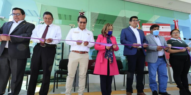 Encabezó gobernadora Lorena Cuéllar inicio de operaciones del banco del bienestar en Tecopilco