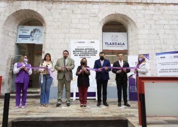 Inauguró gobernadora oficina regional del registro civil en Apizaco