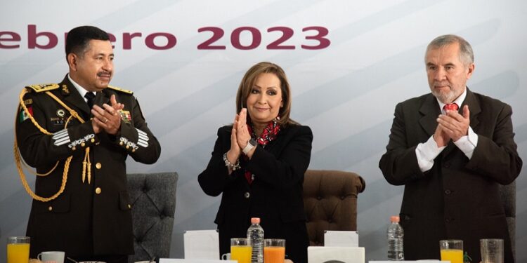 Gobernadora Lorena Cuéllar presidió el CX aniversario del ejército mexicano