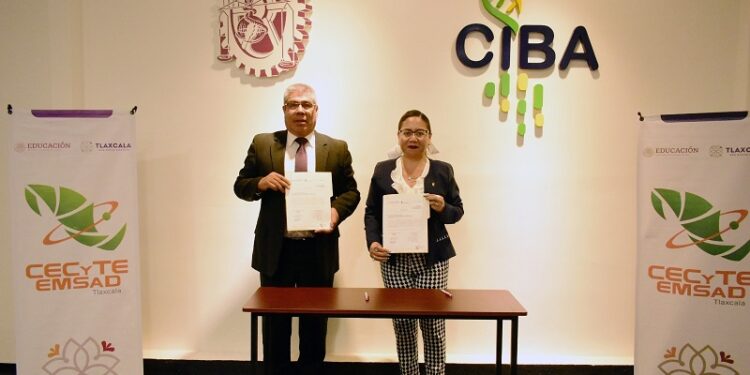 CECYTE y CIBA firman carta de intención para fortalecer la difusión científica