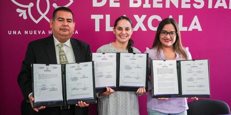 Trabajan secretaría de bienestar e ICATLAX para vincular a beneficiarios de programas sociales