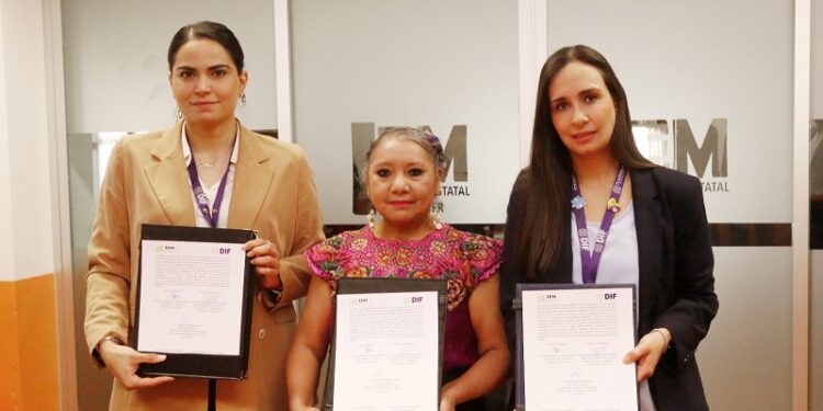 Acuerdan SEDIF e IEM trabajo coordinado a favor de mujeres víctimas de violencia