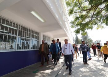 Entregó gobierno del estado obra de rehabilitación de telesecundaria “Xochitécatl” en Natívitas