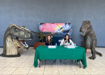 Presentan museo itinerante “tierra de dinosaurios” en Tlaxcala