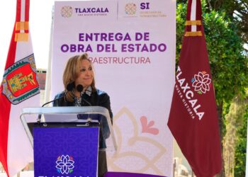 Entregó gobernadora Lorena Cuéllar obras de impacto social en Nopalucan