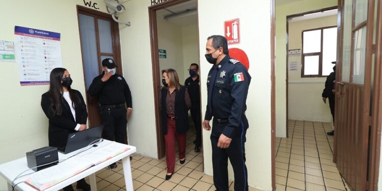 Verificó gobernadora mejoras en el anexo femenil del cereso de Apizaco