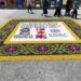 Realizan concurso de alfombras por parte del COBAT 02 en Huamantla.