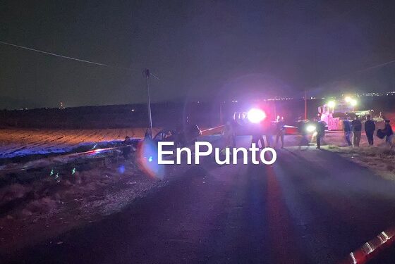 Deja volcadura dos hombre sin vida en Cuapiaxtla.