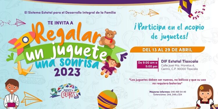 Invita sistema estatal DIF a participar en colecta de juguetes para el día de la niñez