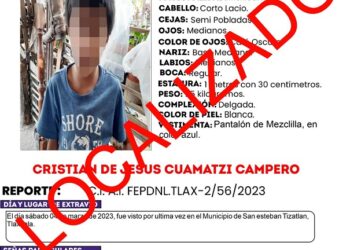 Ubica PGJE a menor de edad reportado como no localizado