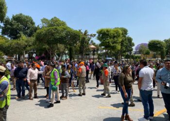 Se suma Huamantla a Simulacro Nacional.