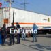 Se impacta tren contra trailer en Huamantla.