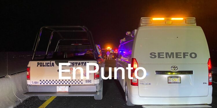 Deja accidente automovilístico un muerto y 6 mas lesionados en Xaloztoc.