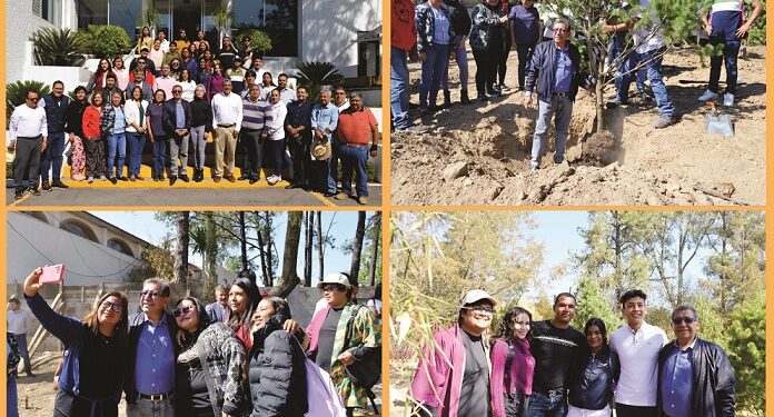 Mantiene UATx reforestación del campus Rectoría