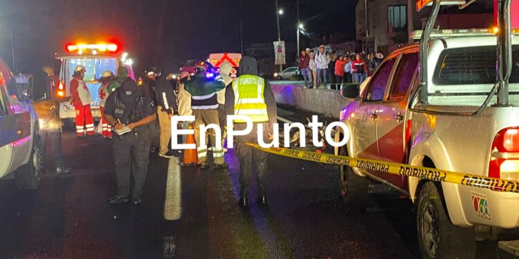 Hombre pierde la vida tras derrapar su motocicleta en Cuauhtémoc, Huamantla.
