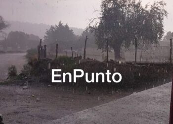 Sorprende a Terrenate granizada.