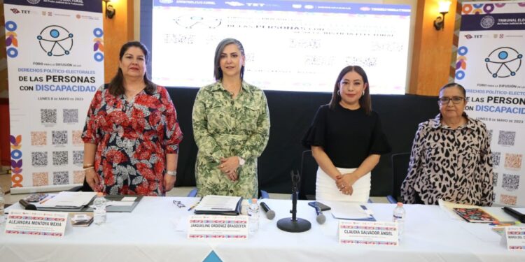 Realiza TEPJF foro en Tlaxcala para reflexionar sobre la protección de los derechos político-electorales de las personas con discapacidad