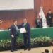 Con la presencia de Lázaro Cárdenas Batel y Héctor Vasconcelos, Marcelo Ebrard recibe Doctorado Honoris Causa