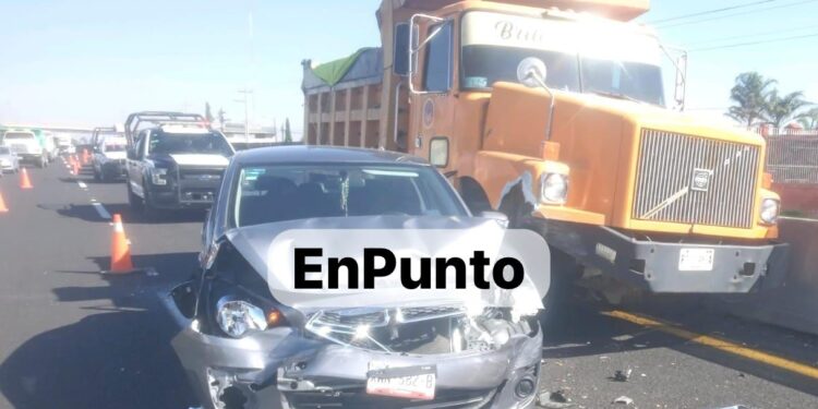 Deja carambola una persona lesionada en Huamantla