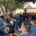 Disfrutan familias 2do concurso de mariachis en el barrio de San Antonio, Huamantla.