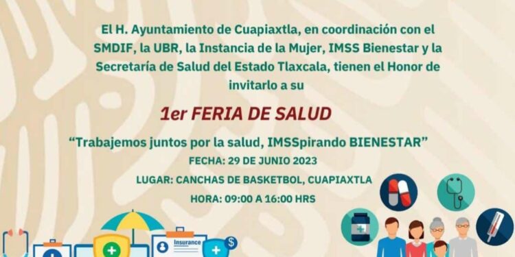 Se lleva a cabo en Cuapiaxtla Primer Feria de Salud.