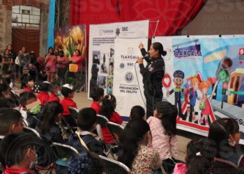 Lleva SSC campaña “observa y escucha primero” a Ixtenco