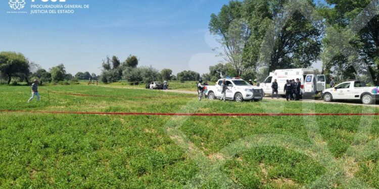 PGJE inicia investigación por la localización de una persona sin vida en Tetlatlahuca.