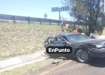 Choque deja una persona lesionada; responsable se da a la fuga.