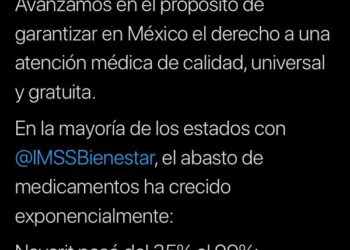 Reconocen a Tlaxcala por alcanzar 99 por ciento en abasto en medicinas