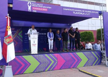 Llega Gira Trophy Tour, Campeonato Mundial de Voleibol de Playa Tlaxcala 2023 a Hidalgo.