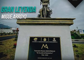 Trasladarán monumento de Miguel Arroyo a la Unidad Deportiva tras rehabilitación.