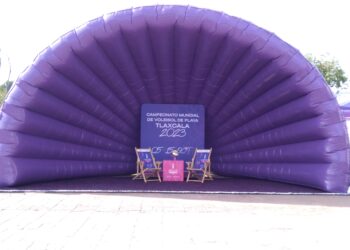 Hasta el momento Mundial de Voleibol de Playa Tlaxcala 2023 deja derrama económica de más de 30 MDP.