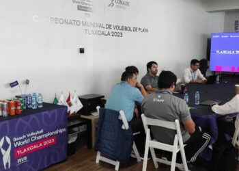 Afinan detalles para la transmisión internacional del campeonato de voleibol de playa Tlaxcala 2023