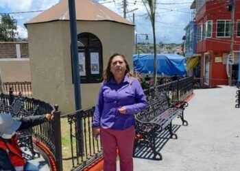 Realizan trabajos de rehabilitación en Parque de Tequexquitla.