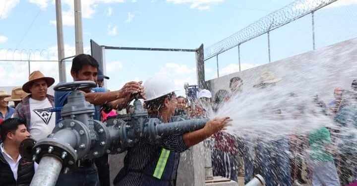 Inauguran Pozo de Agua Potable en Tequexquitla.