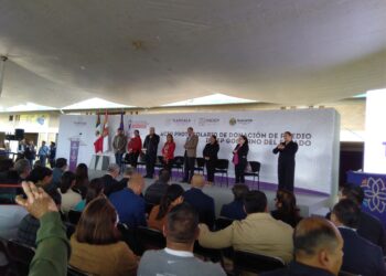 Realizan en Huamantla Acto Protocolario de Donación de Predio INDEP-Gobierno del Estado.