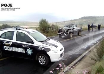 PGJE inicia carpeta de investigación por accidente en Tlaxco.