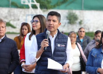 Gobierno del municipio de Puebla rehabilita parque en San Sebastián de Aparicio.