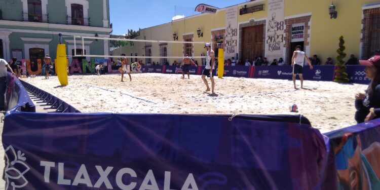 Todo listo en Huamantla para desarrollo de Campeonato Mundial de Voleibol de Playa Tlaxcala 2023.