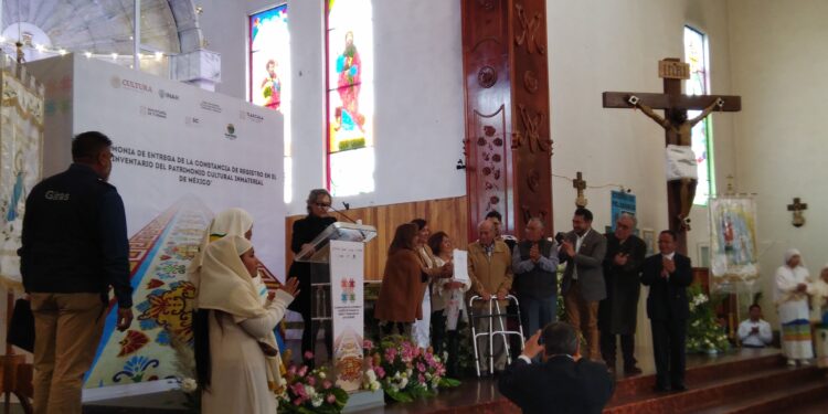 Entregan a Huamantla Constancia de Registro en el Inventario del Patrimonio Cultural Inmaterial de México.