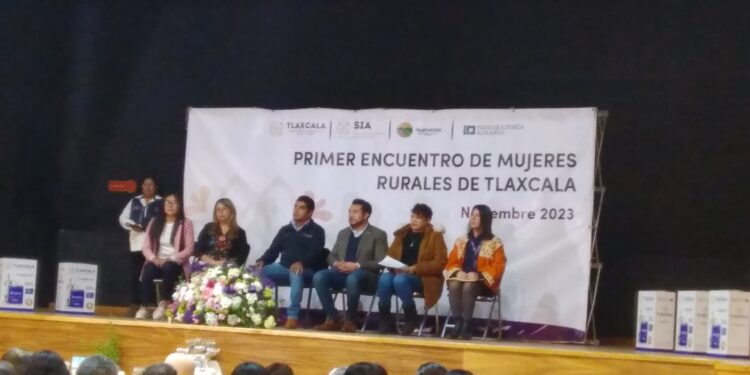 Se lleva a cabo en Huamantla Primer Encuentro de Mujeres Rurales de Tlaxcala.