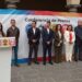 Nancy de la Sierra, Nadia Navarro y Humberto Aguilar, voceros oficiales de la alianza “Mejor rumbo para Puebla”