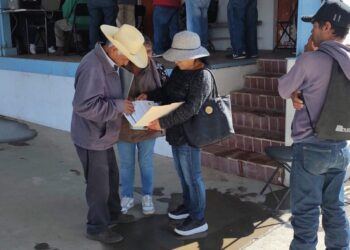 Realizan en Huamantla registro para programa de fertilizantes subsidiados.