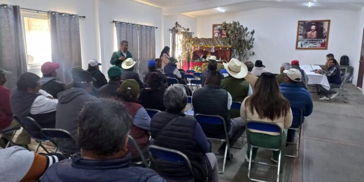 Realizan reunión Consejo Municipal de Desarrollo Rural Sustentable en Huamantla.