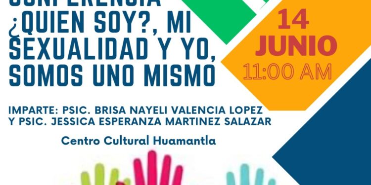 Realizará Centro Cultural Huamantla conferencia “¿Quién soy?, mi sexualidad y yo, somos uno mismo”.